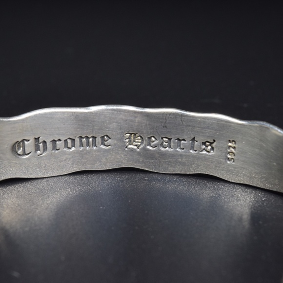 Sterling Silver Chrome Cross Flower Vine 925 Adjustable Bangle Cuff Bracelet - Picture 2 of 6